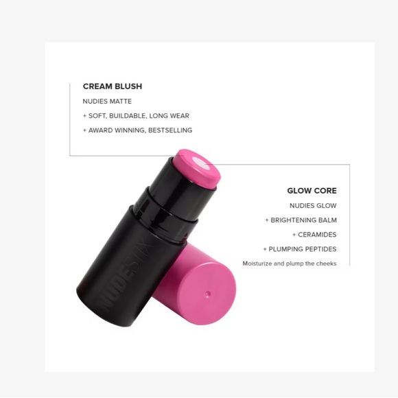 Nudestix Magenta magic glow core all over face blush color - Picture 4 of 8